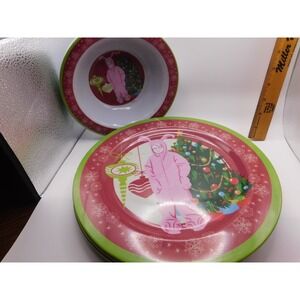 Kcare A Christmas Story Plastic Plate Bowl Set 10 pc